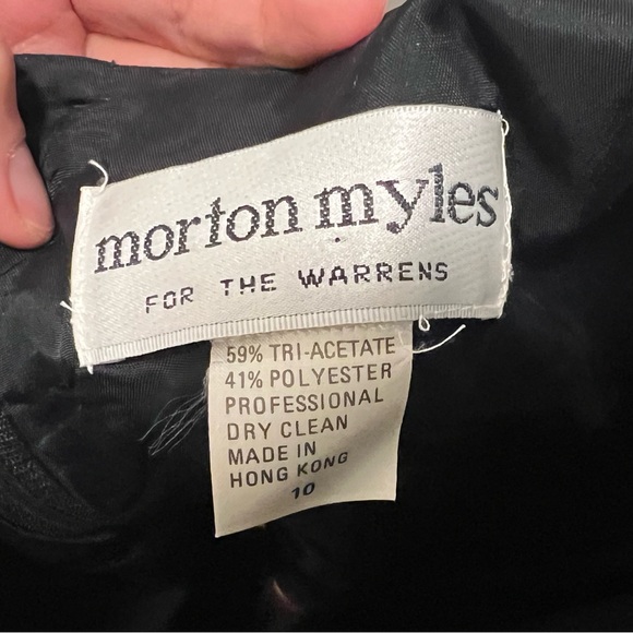 Vintage Morton Myles LBD with Swarovski crystal straps - Picture 4 of 5